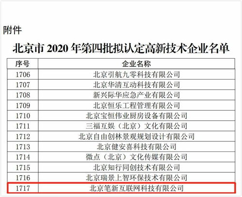 紙貴科技北京公司成功入選北京市2020年擬認(rèn)定高新技術(shù)企業(yè)，助力信息技術(shù)咨詢(xún)服務(wù)發(fā)展